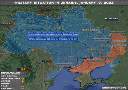 Military Situation In Ukraine On January 17, 2023 (Map Update)