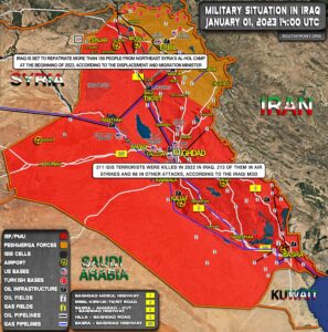 Military Situation In Iraq On January 1, 2023 (Map Update)