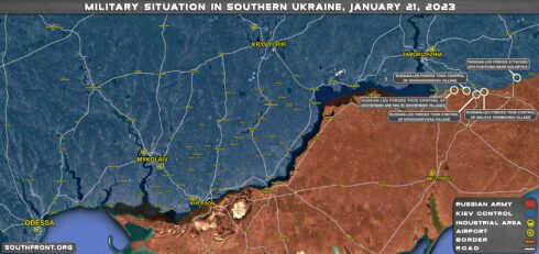 Military Situation In Southern Ukraine On January 21, 2023 (Map Update)
