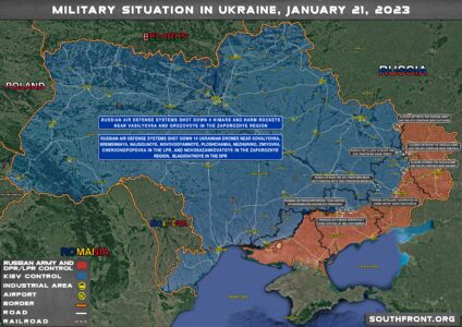 Military Situation In Ukraine On January 21, 2023 (Map Update)