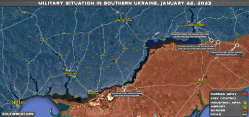 Military Situation In Southern Ukraine On January 22, 2023 (Map Update)