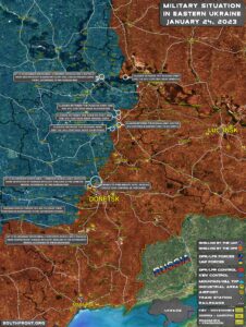 Military Situation In Donbass And Zaporozhie Region On January 23, 2023 (Map Update)