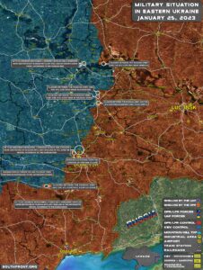 Military Situation In Donbass On January 25, 2023 (Map Update)