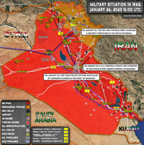 Military Situation In Iraq On January 26, 2023 (Map Update)