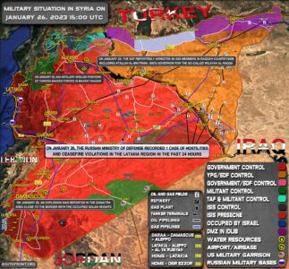 Military Situation In Syria On January 26, 2023 (Map Update)