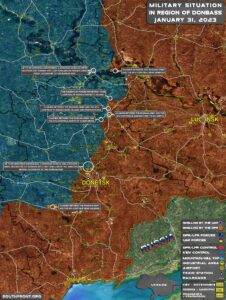 Military Situation In Donbass On January 31, 2023 (Map Update)