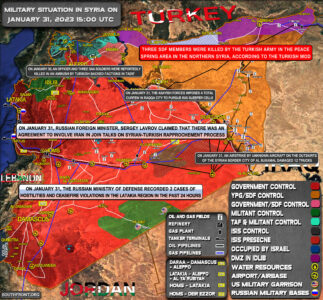 Military Situation In Syria On January 31, 2023 (Map Update)