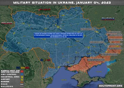 Military Situation In Ukraine On January 4, 2023 (Map Update)