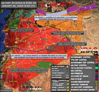 Military Situation In Syria On January 5, 2023 (Map Update)