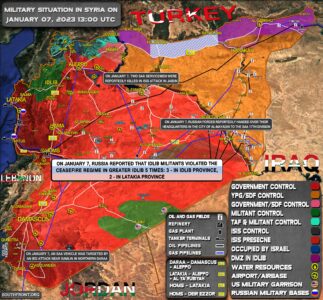 Military Situation In Syria On January 7, 2023 (Map Update)
