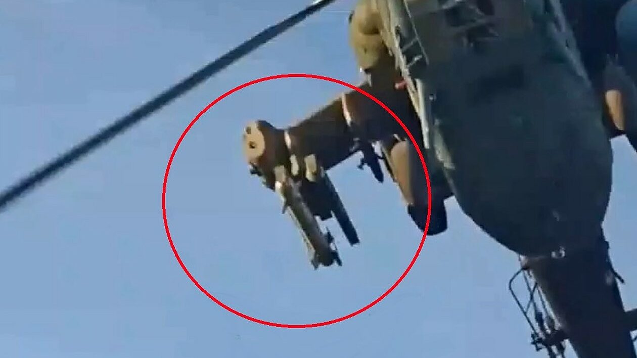Russia’s Mi-28NM Attack Helicopters Spotted With LMUR Missiles Over Ukraine Operation Zone