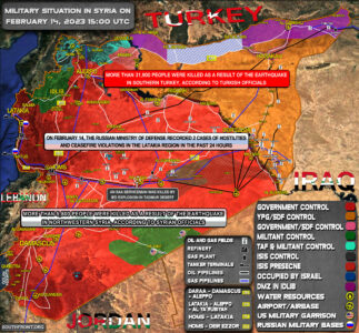 Military Situation In Syria On February 14, 2023 (Map Update)