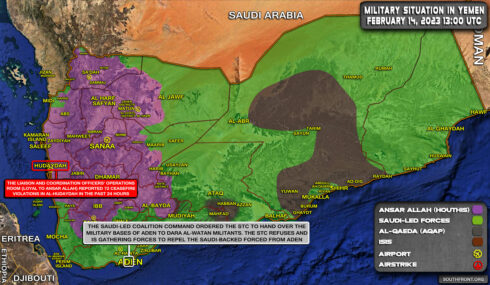Military Situation In Yemen On February 14, 2023 (Map Update)