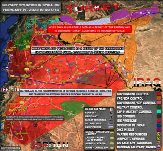 Military Situation In Syria On February 19, 2023 (Map Update)