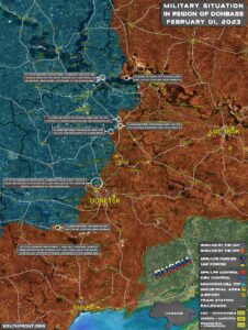 Military Situation In Donbass On February 1, 2023 (Map Update)