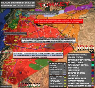 Military Situation In Syria On February 20, 2023 (Map Update)