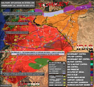 Military Situation In Syria On February 21m 2023 (Map Update)