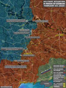 Military Situation In Donbass On February 7, 2023 (Map Update)