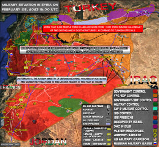 Military Situation In Syria On February 8, 2023 (Map Update)