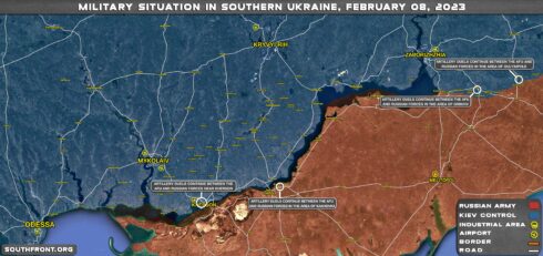 Military Situation In Southern Ukraine On February 8, 2023 (Map Update)