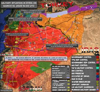 Military Situation In Syria On March 13, 2023 (Map Update)