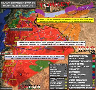 Military Situation In Syria On March 18, 2023 (Map Update)