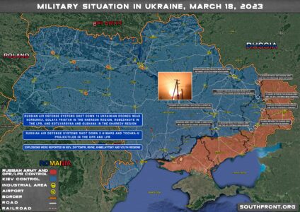 Military Situation In Ukraine On March 18, 2023 (Map Update)