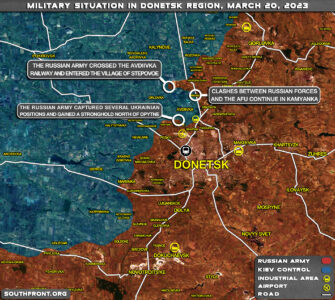 Military Situation In Avdeevka On March 20, 2023 (Map Update)