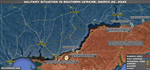 Military Situation In Southern Ukraine On March 20, 2023 (Map Update)