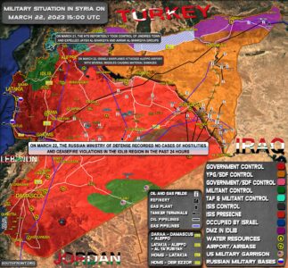 Military Situation In Syria On March 22, 2023 (Map Update)