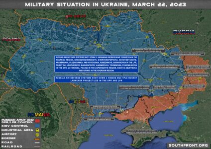 Military Situation In Ukraine On March 22, 2023 (Map Update)