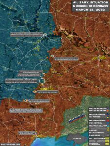 Military Situation In Donbass On March 23, 2023 (Map Update)