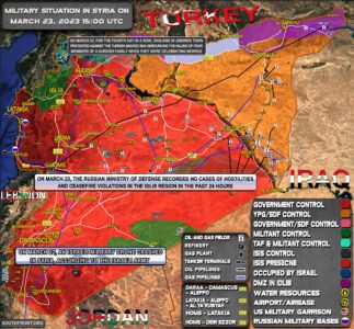 Military Situation In Syria On March 23, 2023 (Map Update)