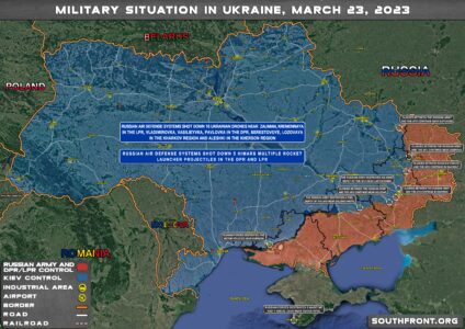 Military Situation In Ukraine On March 23, 2023 (Map Update)