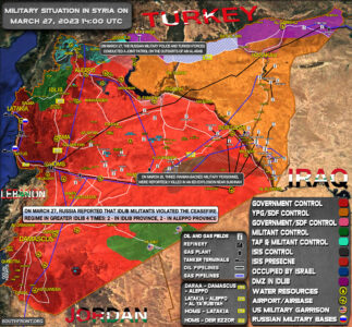 Military Situation In Syria On March 27, 2023 (Map Update)