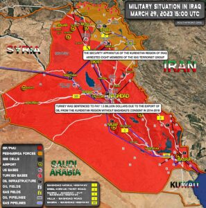 Military Situation In Iraq On March 29, 2023 (Map Update)
