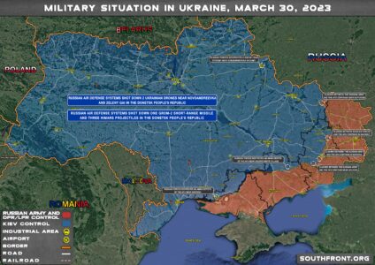 Military Situation In Ukraine On March 30, 2023 (Map Update)