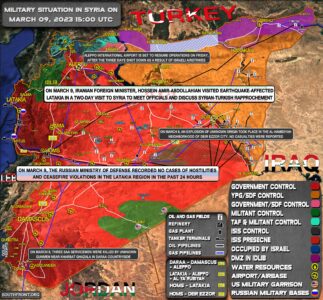 Military Situation In Syria On March 9, 2023 (Map Update)