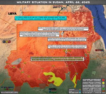 Military Conflict In Sudan Since April 15, 2023 (Map Update)