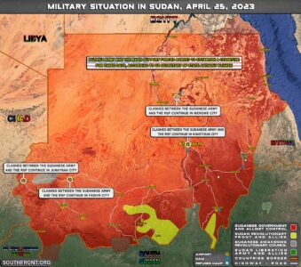 Military Situation In Sudan On April 25, 2023 (Map Update)