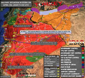 Military Situation In Syria On April 5, 2023 (Map Update)