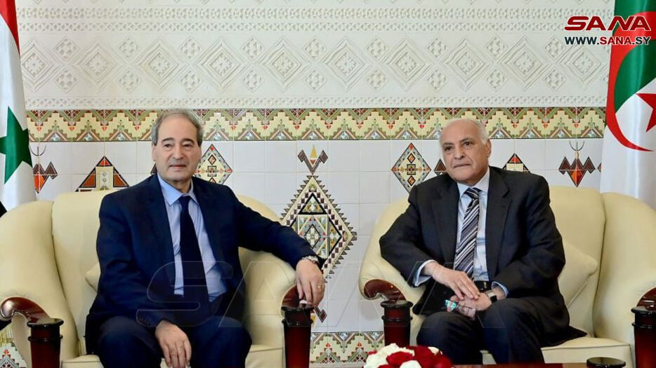 Syrian Foreign Minister Arrives In Algeria On Official Visit