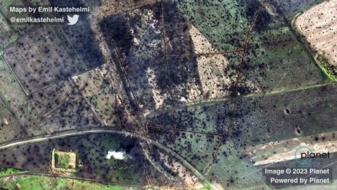 Satellite Imagery: Battle For The Road To Bakhmut