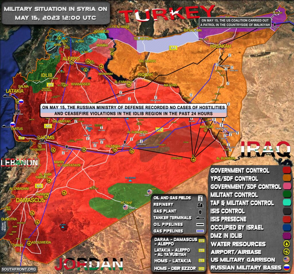 Military Situation In Syria On May 15, 2023 (Map Update)