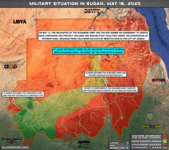 Military Situation In Sudan On May 18, 2023 (Map Update)