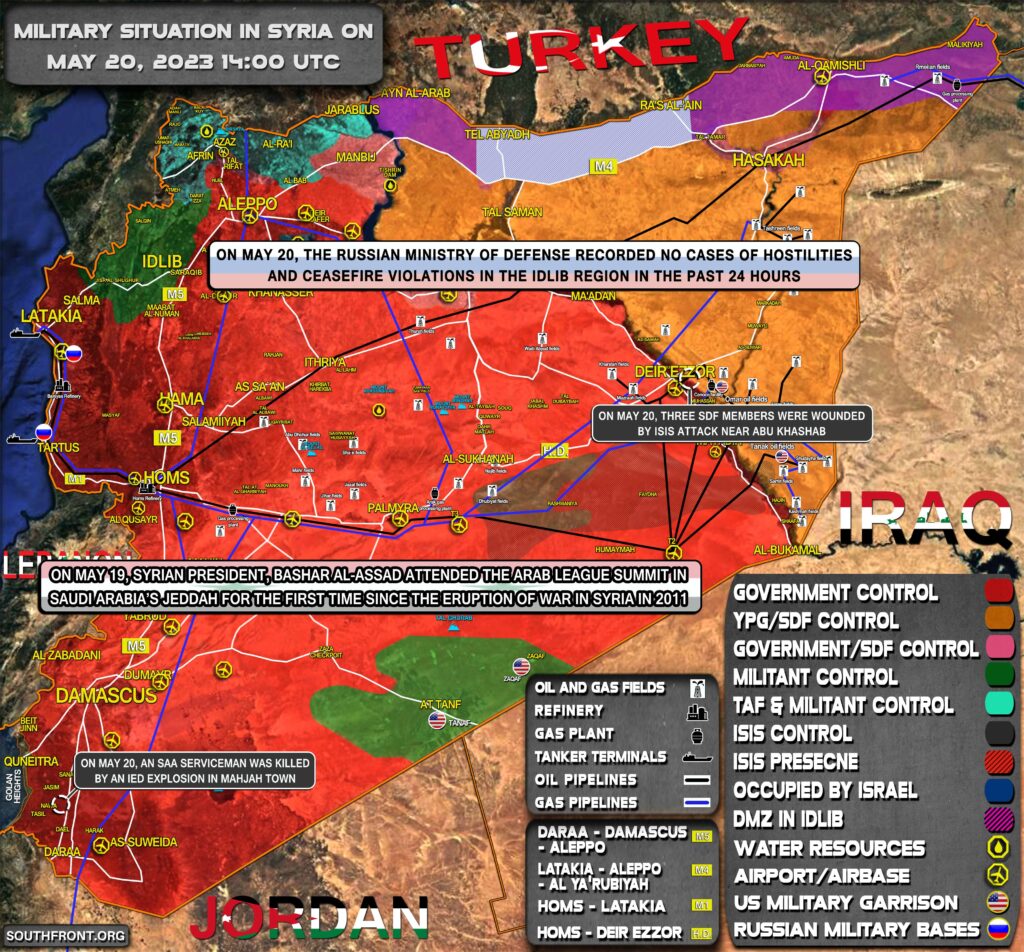 Military Situation In Syria On May 20, 2023 (Map Update)