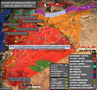 Military Situation In Syria On May 23, 2023 (Map Update)