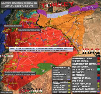 Military Situation In Syria On May 24, 2023 (Map Update)