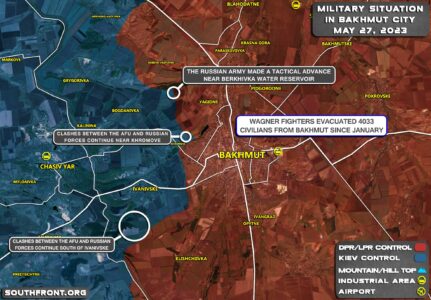 Military Situation In Bakhmut On May 28, 2023 (Map Update)