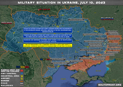 Military Situation In Ukraine On July 10, 2023 (Map Update)